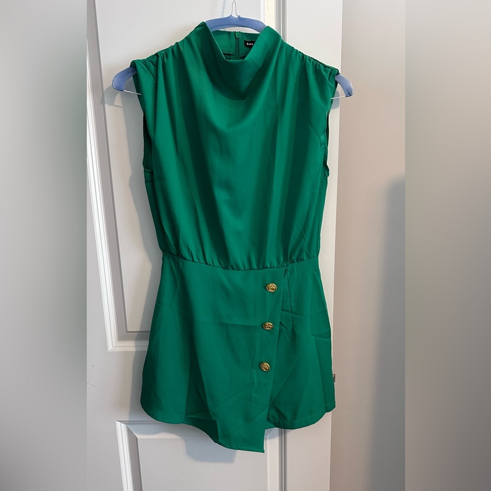 Green SHEIN romper